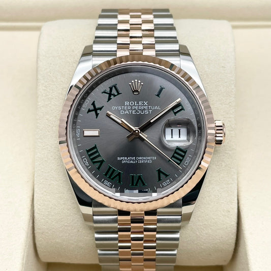 プレオウンド ロレックス デイトジャスト 126231 スレートローマン ジュビリーブレス 36mm