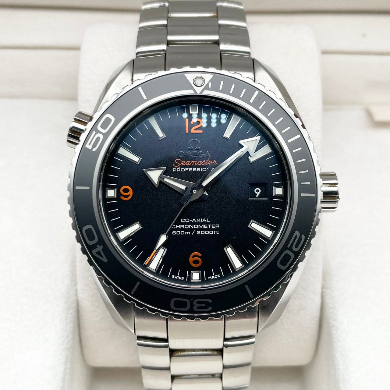 Pre-Owned Omega Seamaster 232.30.46.21.01.003 Black 45.5mm