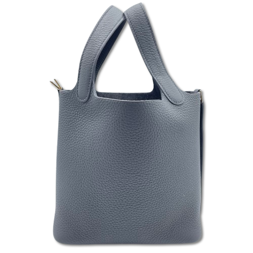 Pre-Owned Hermes Picotin Rock PM Aldwards Torillon Clemence Champagne Gold Hardware W Engraved