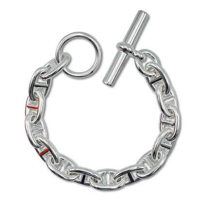 プレオウンド エルメス シェーヌ・ダンクル ブレスレット MM シルバー925 14コマ