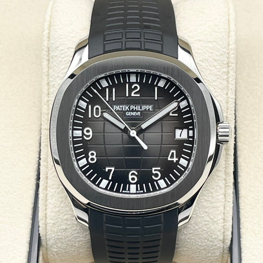 Pre-Owned [New Buckle/New Rotor] Patek Philippe Aquanaut 5167A-001 Black 40.8mm
