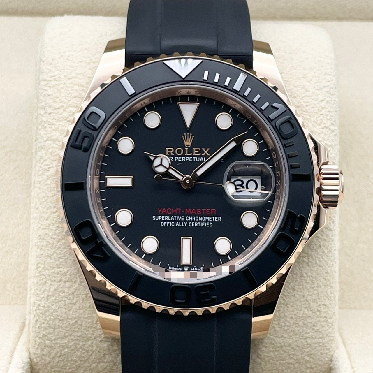 プレオウンド ロレックス ヨットマスター 126655 ブラック 40mm