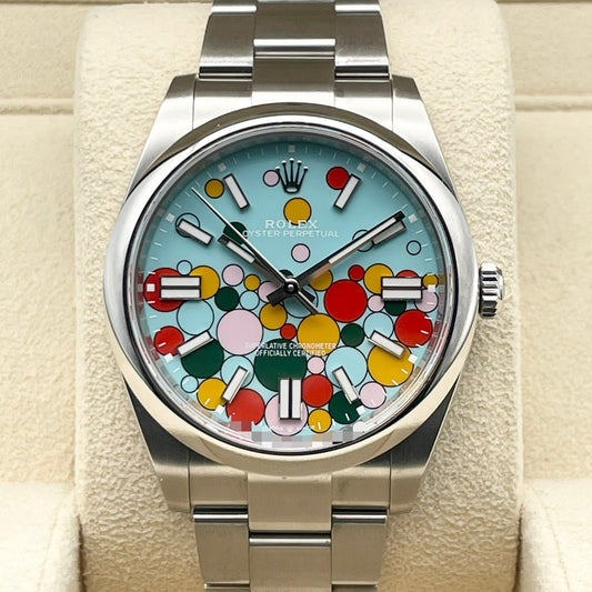 プレオウンド ロレックス オイスターパーペチュアル 124300 セレブレーションモチーフ ステンレスチール 41mm