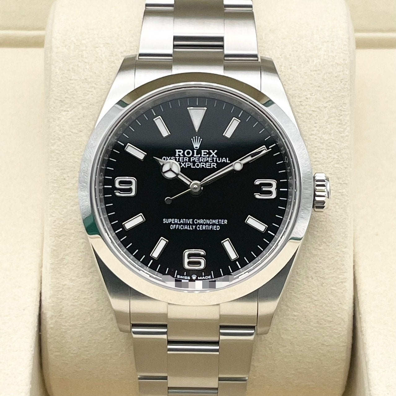 プレオウンド ロレックス エクスプローラーI 124270 ブラック 36mm