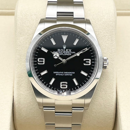 プレオウンド ロレックス エクスプローラーI 124270 ブラック 36mm