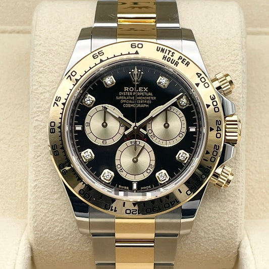 プレオウンド ロレックス デイトナ 126503G ブラック＆ゴールデン 8Pダイヤ 40mm