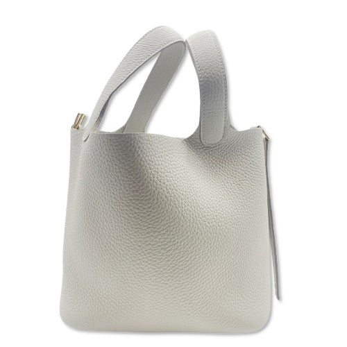 二手的爱马仕picotin Lock PM Cre torillon Clemence Gold Hardware k刻了