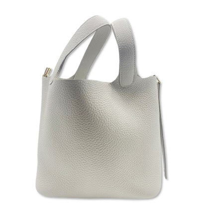 二手的爱马仕picotin Lock PM Cre torillon Clemence Gold Hardware k刻了