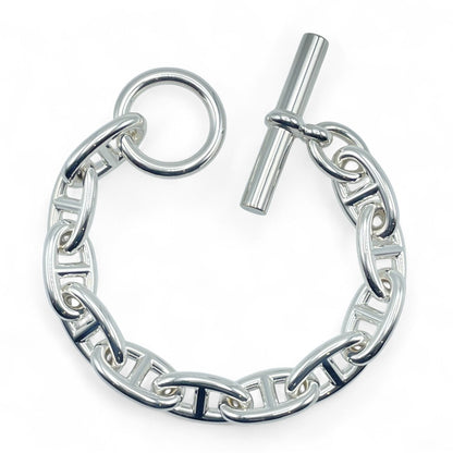 プレオウンドエルメス シェーヌ・ダンクル ブレスレット GM シルバー925 11コマ