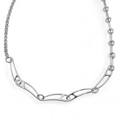 プレオウンドエルメス シェーヌ・ダンクル パンクネックレス 42�p シルバー925