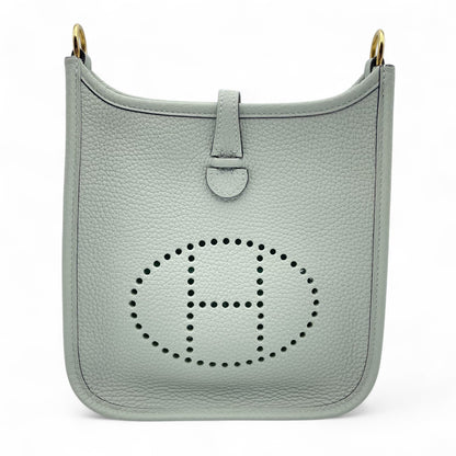 중고 헤르메스 미니 에블린 아마존 TPM 그리네브 토리옹 클레멘스 골드 하드웨어 B 스탬프됨