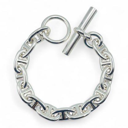 プレオウンドエルメス シェーヌ・ダンクル ブレスレット MM シルバー925 14コマ