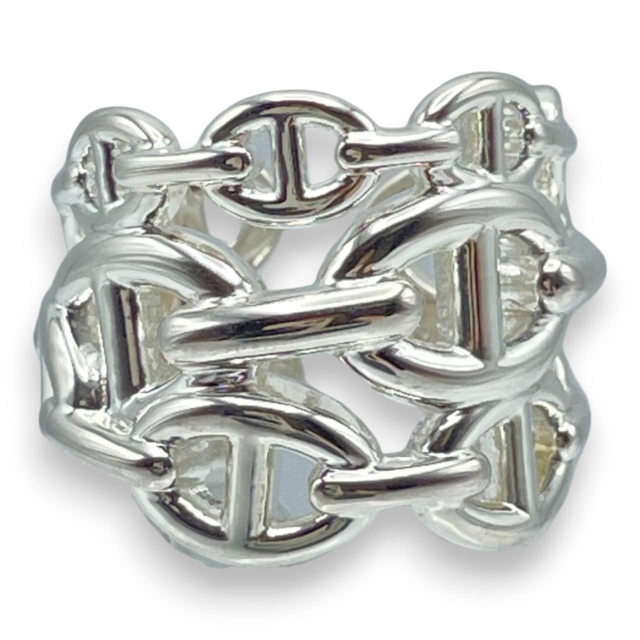 プレオウンドエルメス シェーヌ・ダンクル アンシェネ リング GM 52 シルバー925 12号