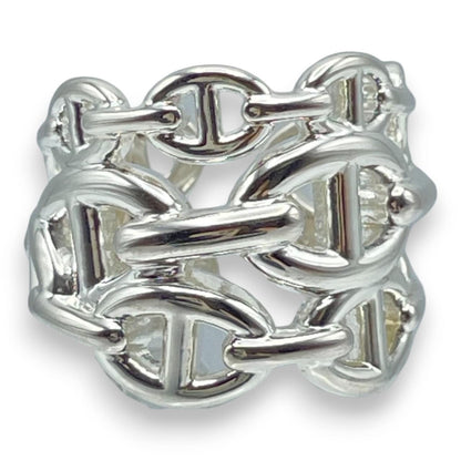 プレオウンドエルメス シェーヌ・ダンクル アンシェネ リング GM 52 シルバー925 12号