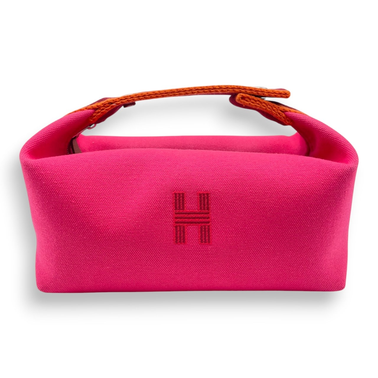 중고 에르메스 브리드 A 블랙 PM 히비스커스 토일레 애쉬 실버 하드웨어