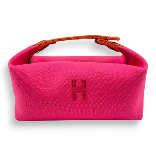 중고 에르메스 브리드 A 블랙 PM 히비스커스 토일레 애쉬 실버 하드웨어