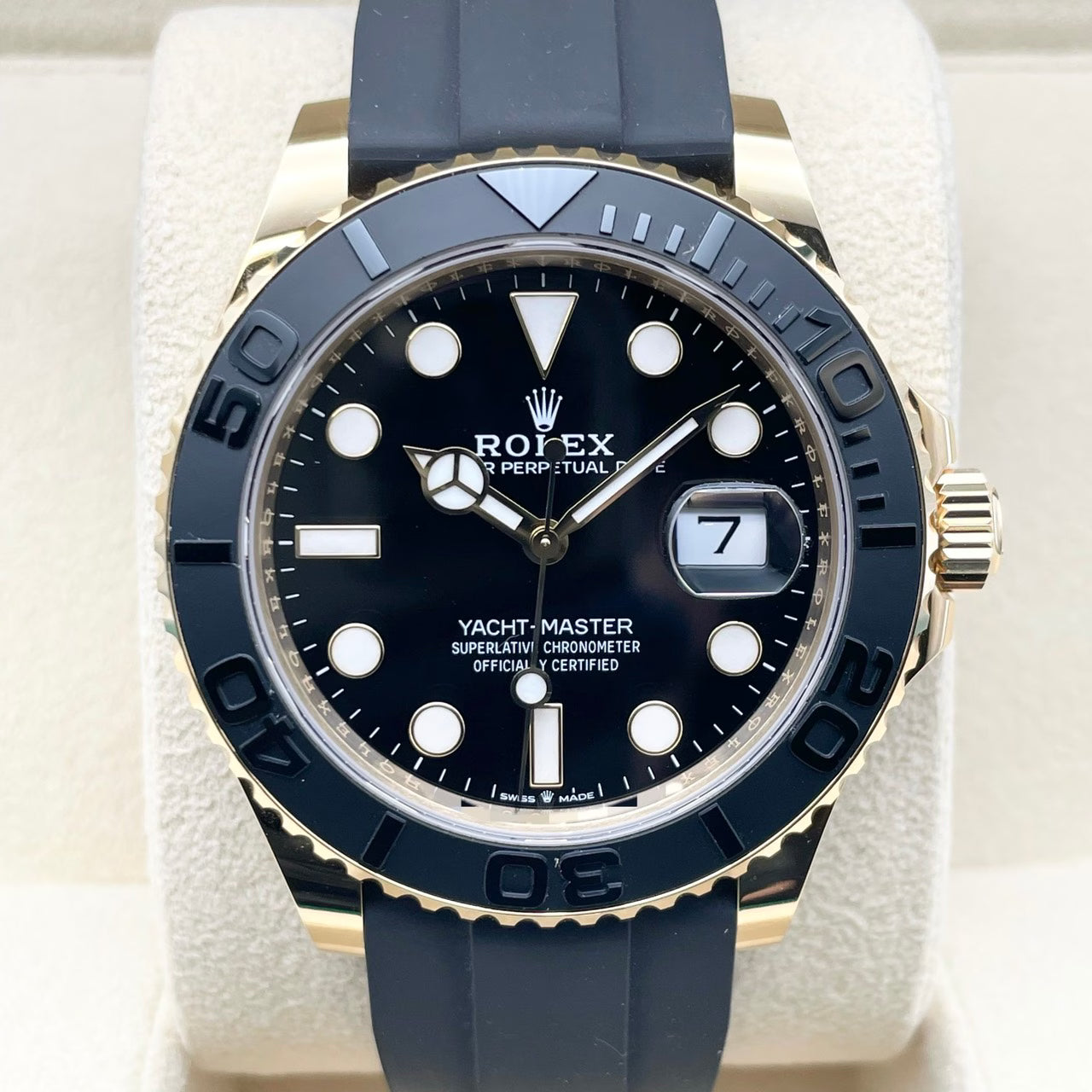 プレオウンド ロレックス ヨットマスター 226658 ブラック イエローゴールド 42mm