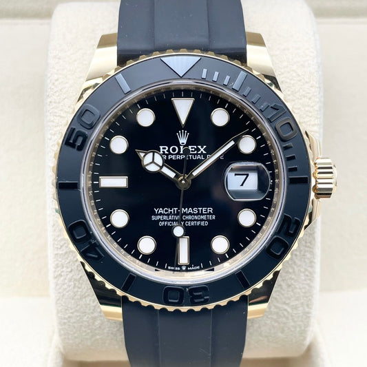 プレオウンド ロレックス ヨットマスター 226658 ブラック イエローゴールド 42mm