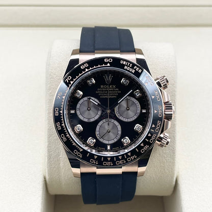 プレオウンド ロレックス デイトナ 126515LNG ブライトブラック＆サンダスト 8Pダイヤ 40mm