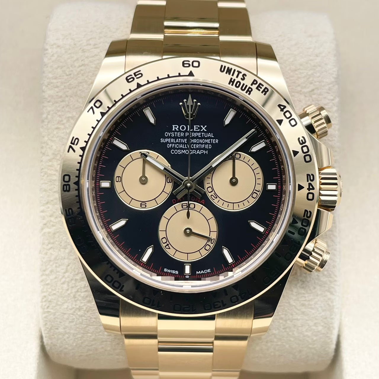 プレオウンド ロレックス デイトナ 126508 インテンスブラック シャンパン イエローゴールド 40mm