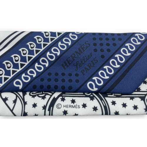 preoon爱马仕斜纹围裙dolblan /海蓝色丝绸100%