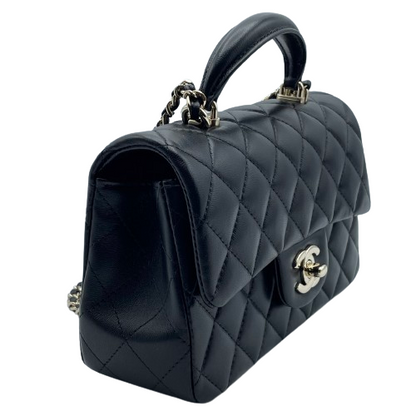 Chanel Top Handle Mini Flap Bag W20 Lambskin