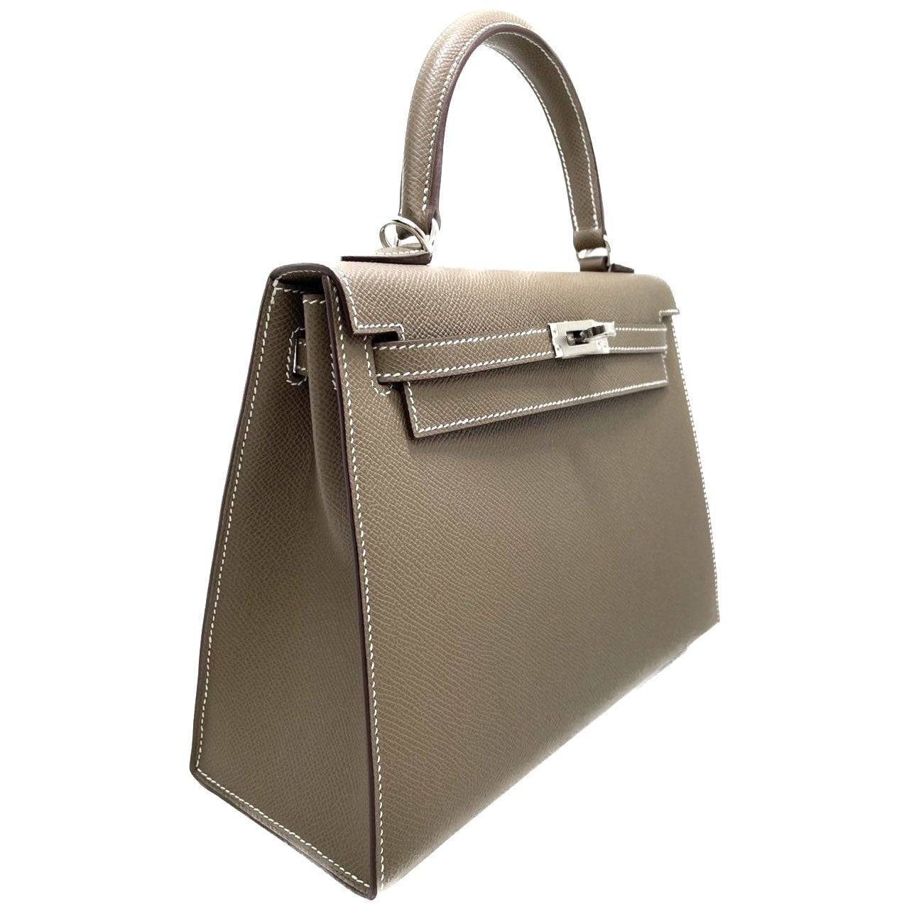 Pre-Owned [3-day weekend special offer] Hermes Kelly 25 Etoup Togo Silver Hardware