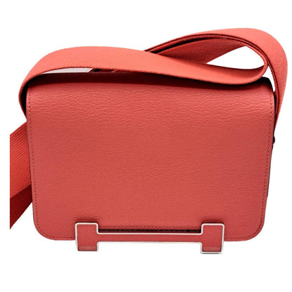 Pre-Owned Hermes Geta Chevre U engraved