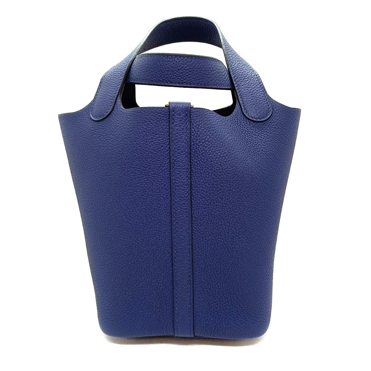 Pre-Owned Hermes Picotin Rock PM Torillon Maurice Blue Safir