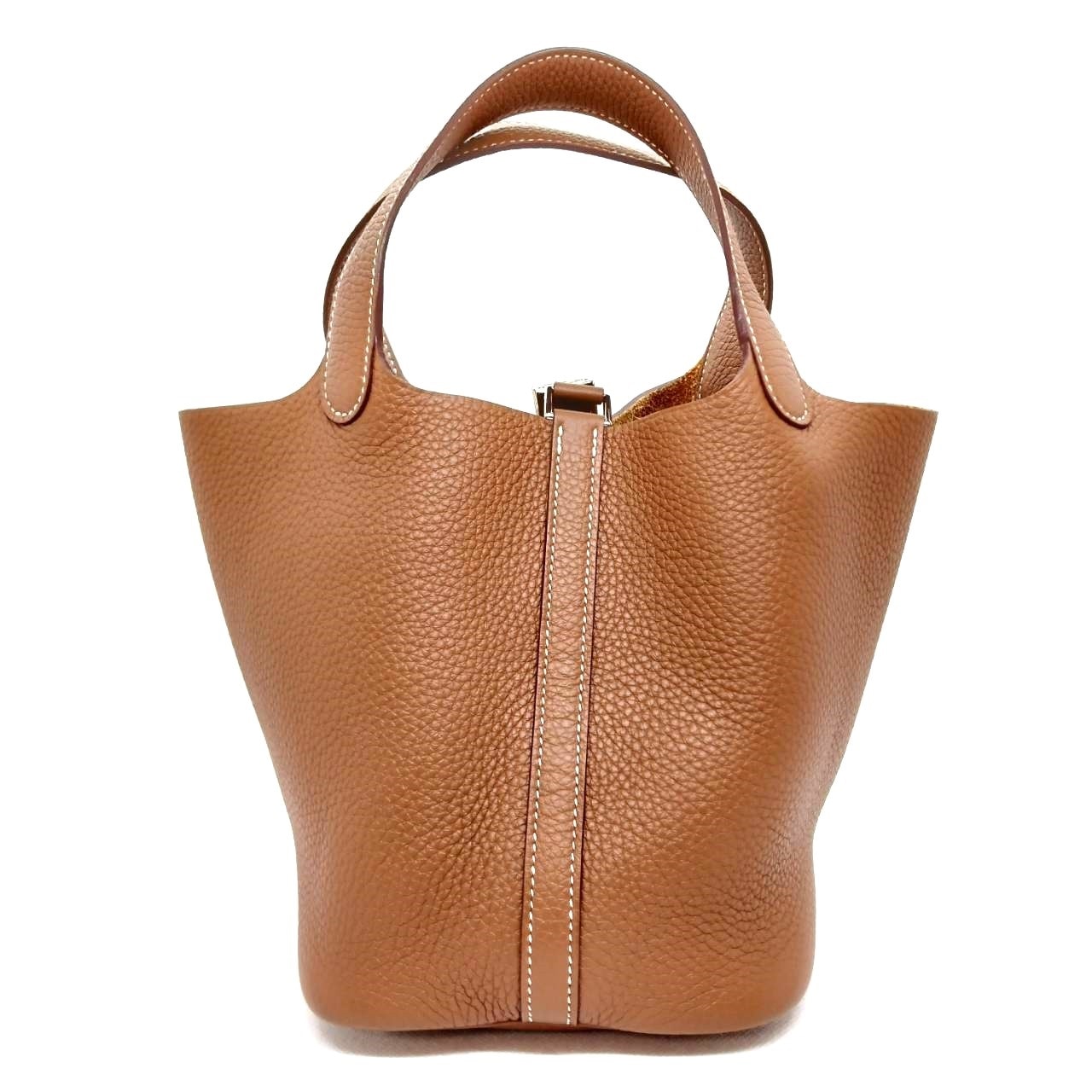 Pre-Owned Hermes Picotin Rock PM Gold Torillon Clemence B engraved