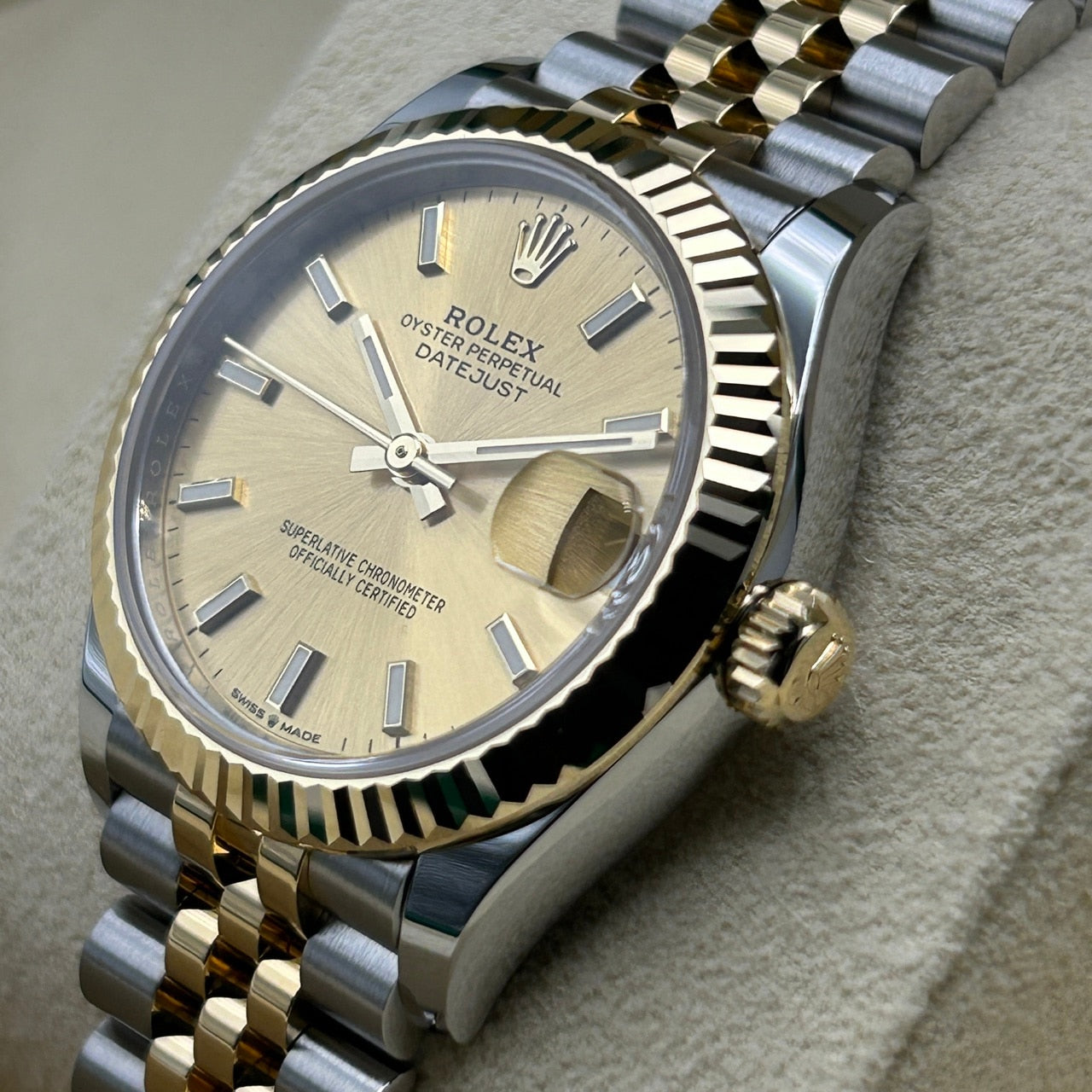 プレオウンド ロレックス デイトジャスト 278273 シャンパン ジュビリーブレス 31mm