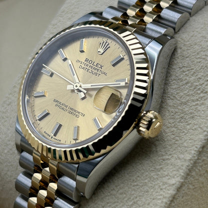 プレオウンド ロレックス デイトジャスト 278273 シャンパン ジュビリーブレス 31mm