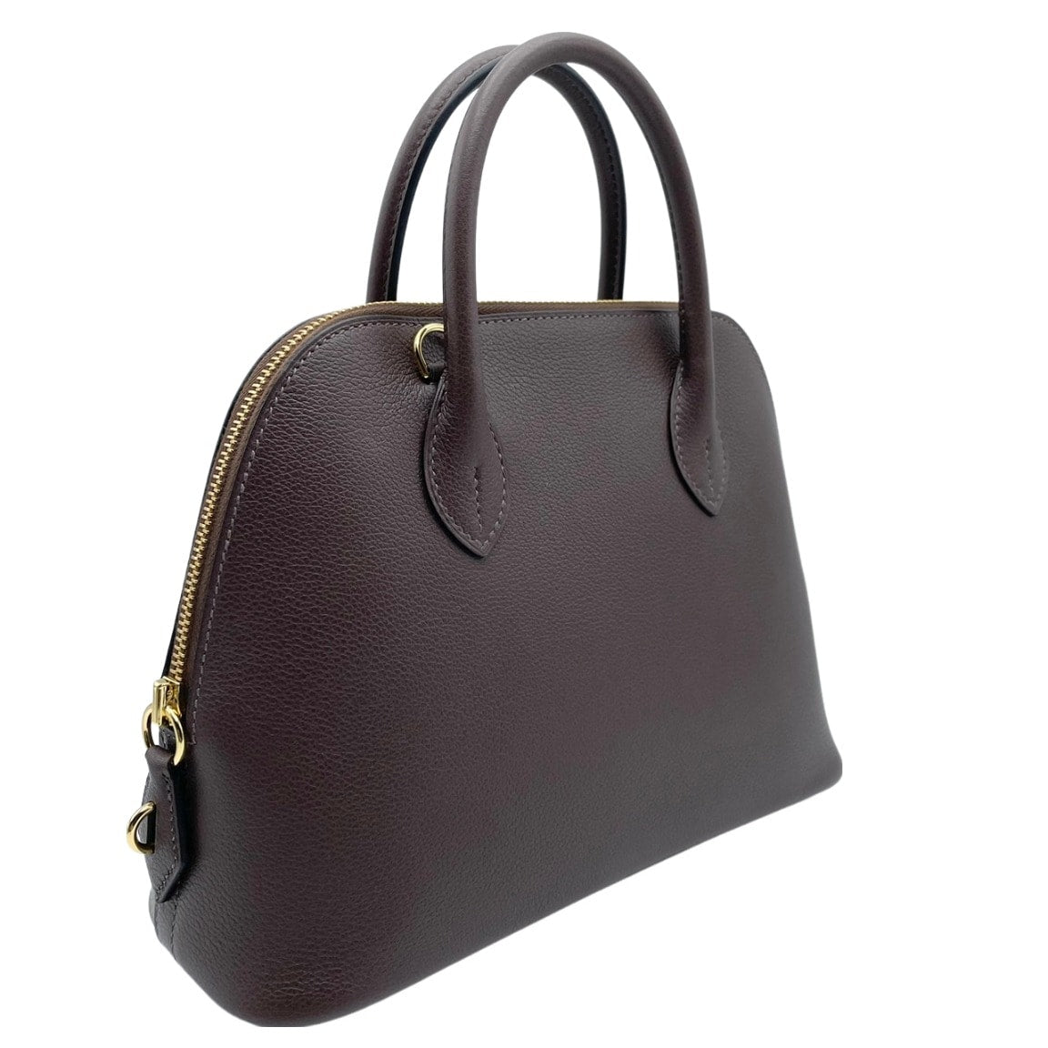 [以常規價格出售！] 】愛馬仕（Hermes）Bolid 1923 25 Evercolor Mocha Gold Metal Fittings B刻有