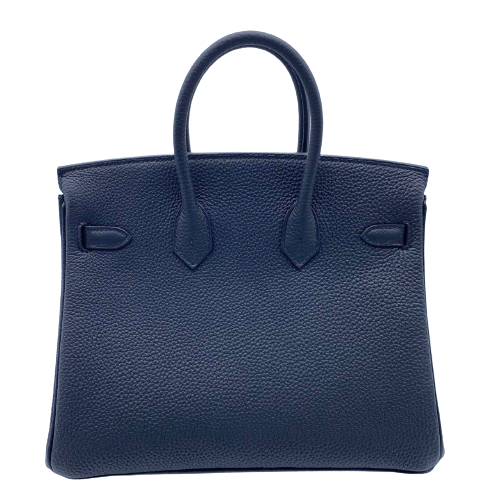 Hermes Birkin 25 Noir Togo Gold Hardware B가 새겨 져 있습니다