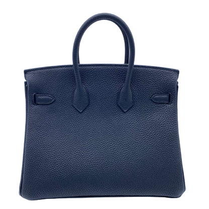 Hermes Birkin 25 Noir Togo Gold Hardware B가 새겨 져 있습니다