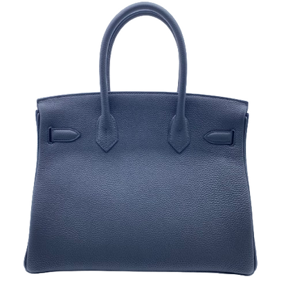 Hermes Birkin 30 Black Togo Silver Metal Fittings u 조각