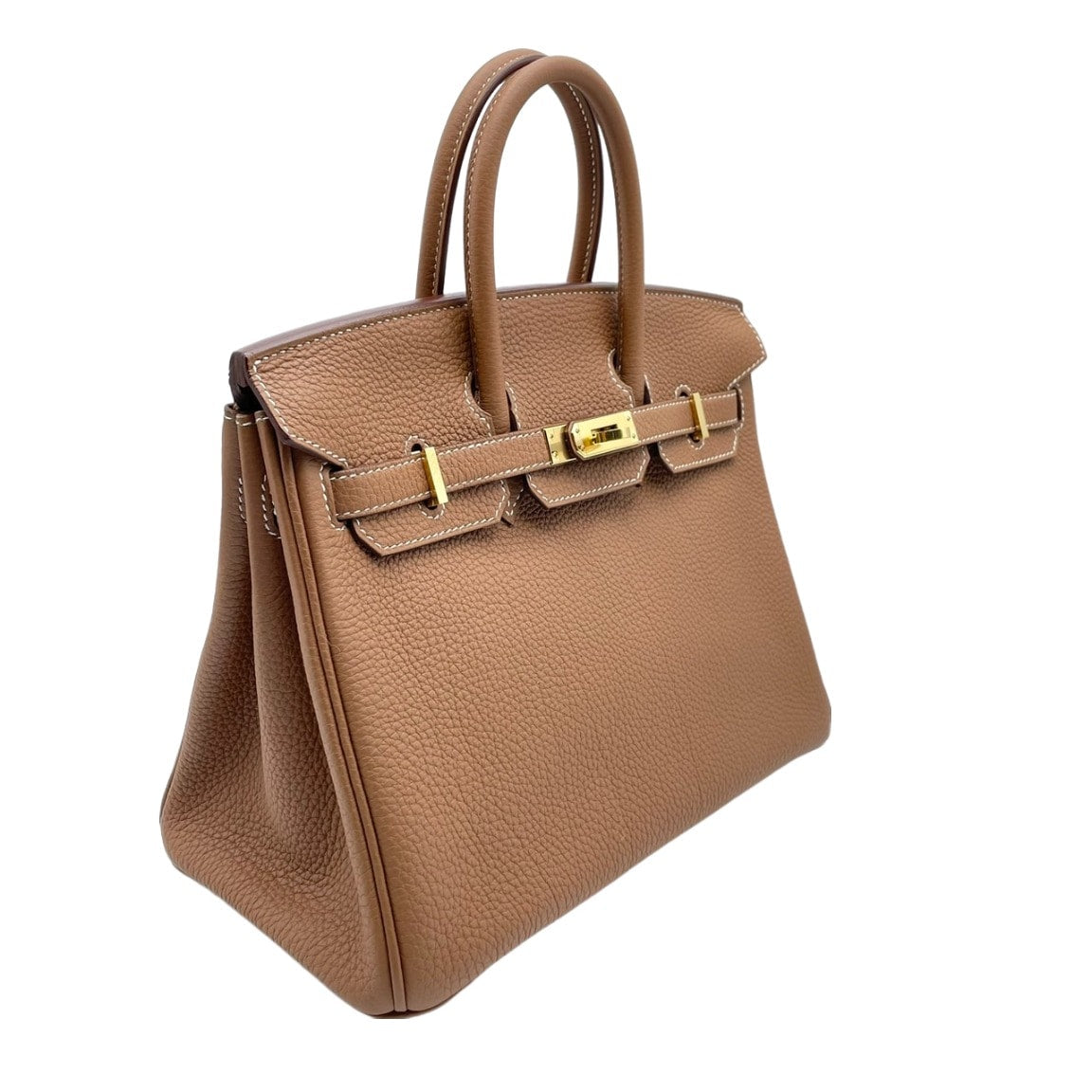 Hermes Birkin 25 골드 토고 골드 ​​하드웨어 D 새겨 져 있습니다