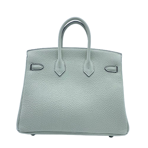 Hermes Birkin 25 Grineve Togo Silver Fittings B 새겨 져 있습니다