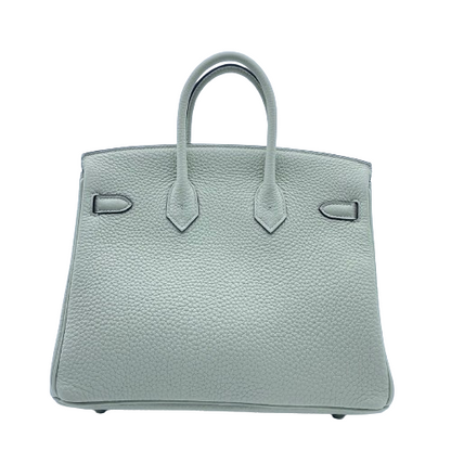 Hermes Birkin 25 Grineve Togo Silver Fittings B 새겨 져 있습니다
