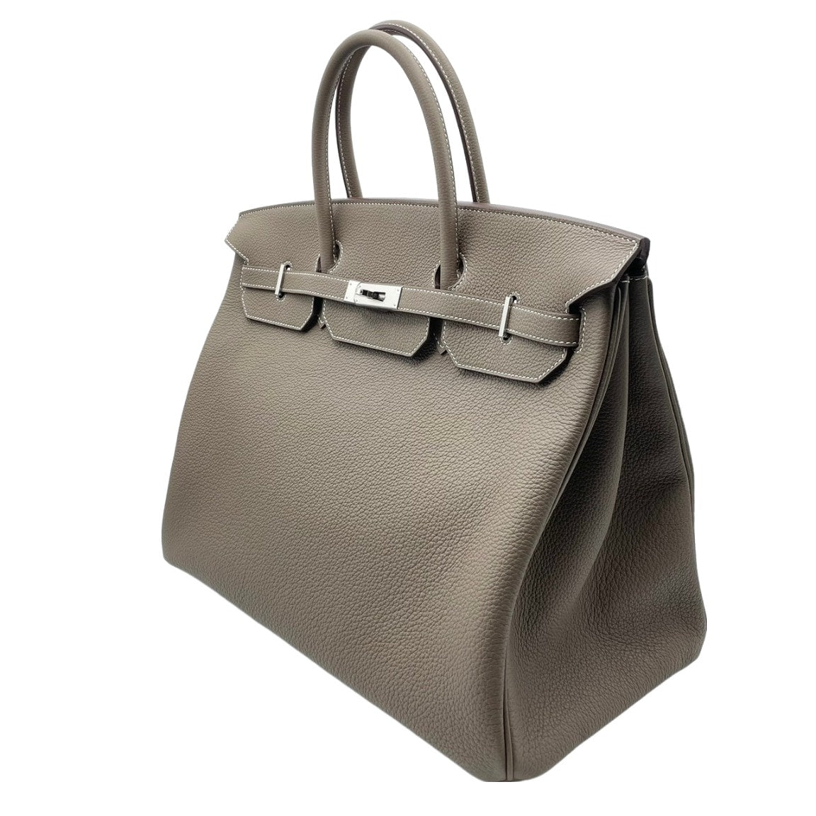 [現金特價價格]愛馬仕·伯金（Hermes Birkin）40 Etouptogo銀色金屬配件B刻有