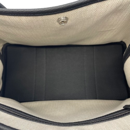 プレオウンド エルメス ガーデンパーティー PM ノワール ネゴンダ シルバー金具 W刻印