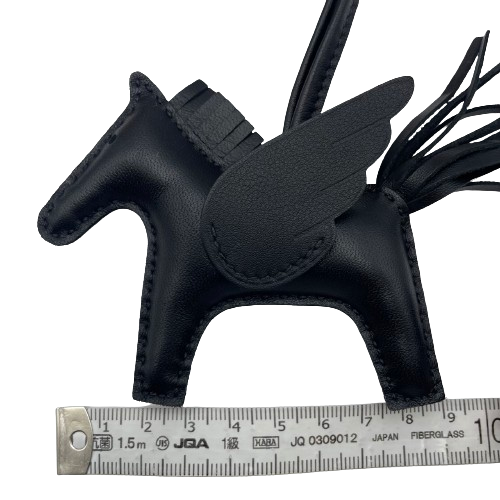 プレオウンド エルメス ペガサス バッグチャーム ノワール PM B刻印