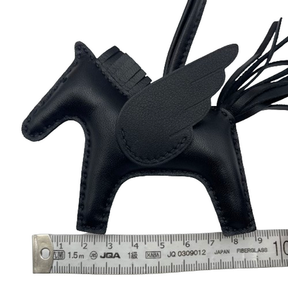 プレオウンド エルメス ペガサス バッグチャーム ノワール PM B刻印