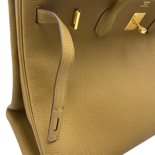 Pre-Owned [Cash Price] Hermes Birkin 40 Bronze Droplet Togo Gold Hardware Y Engraved