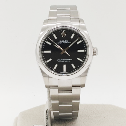Pre-Owned Rolex Oyster Perpetual 124200 Oyster Bracelet Black