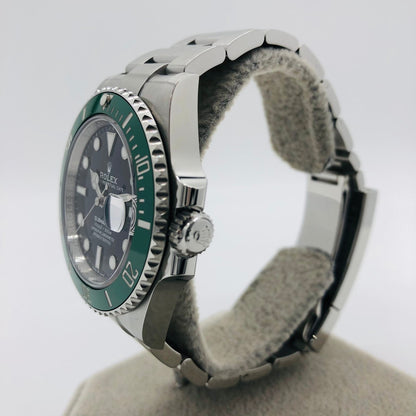 Pre-Owned Rolex Submariner Date 126610LV Oyster Bracelet Black Green
