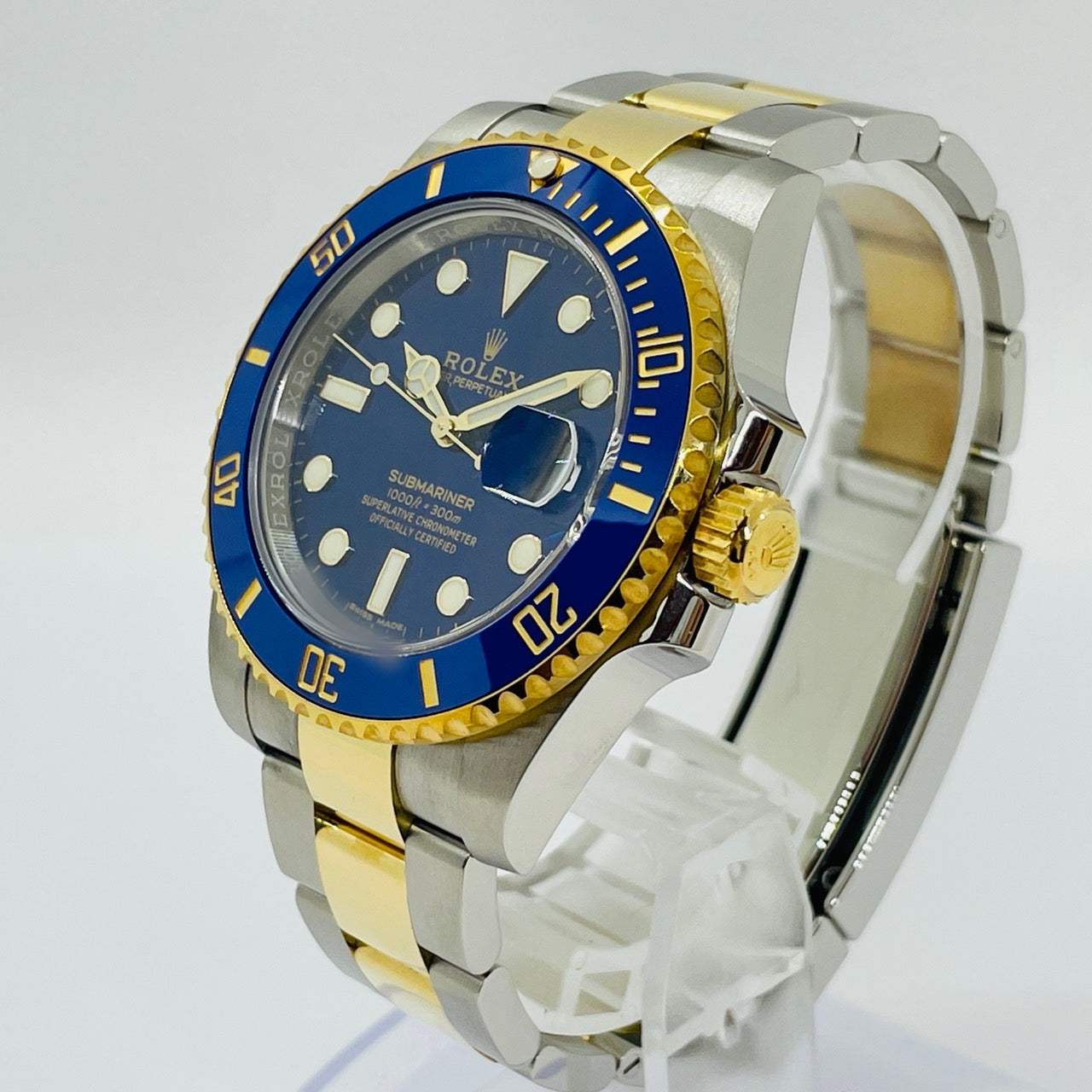 Pre-Owned Rolex Submariner Date Oyster Bracelet Royal Blue 40?o 116613LB