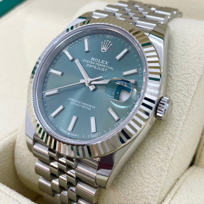 Pre-Owned Rolex Datejust 126334 Mint Green