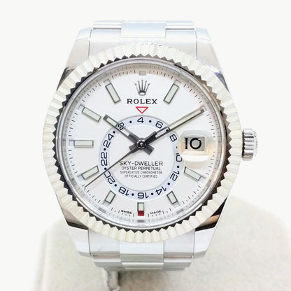 Pre-Owned Rolex Sky Dweller 326934 White 42mm