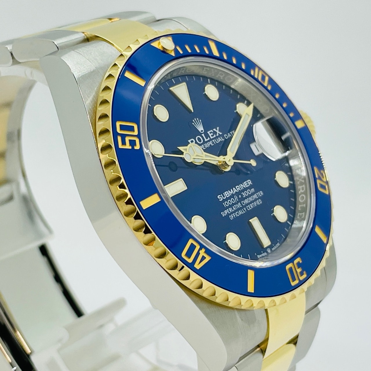 Pre-Owned Rolex Submariner Date 126613LB Oyster Bracelet Royal Blue